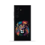 Colorful Lion Art Mobile Skin