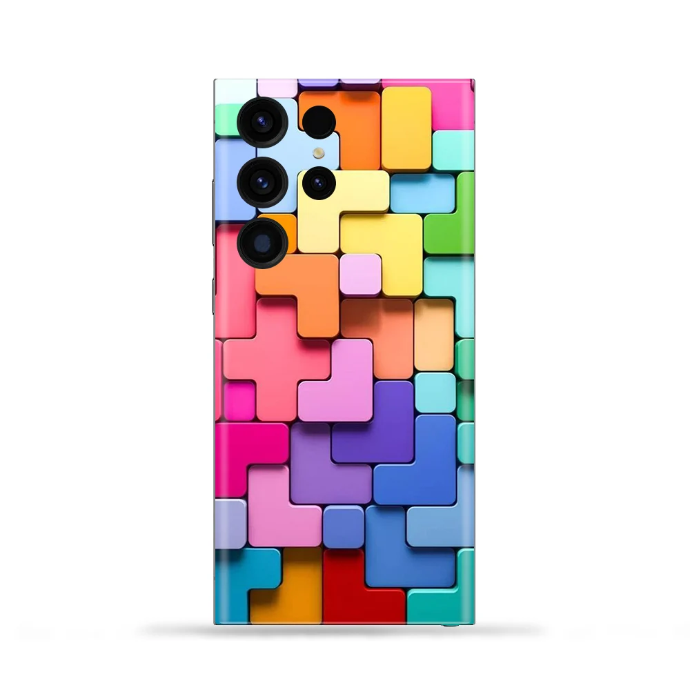 Tetris Pattern Mobile Skin