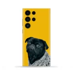 Grumpy Black Pug Mobile Skin