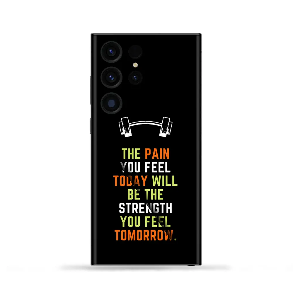 Fitness Quote Mobile Skin