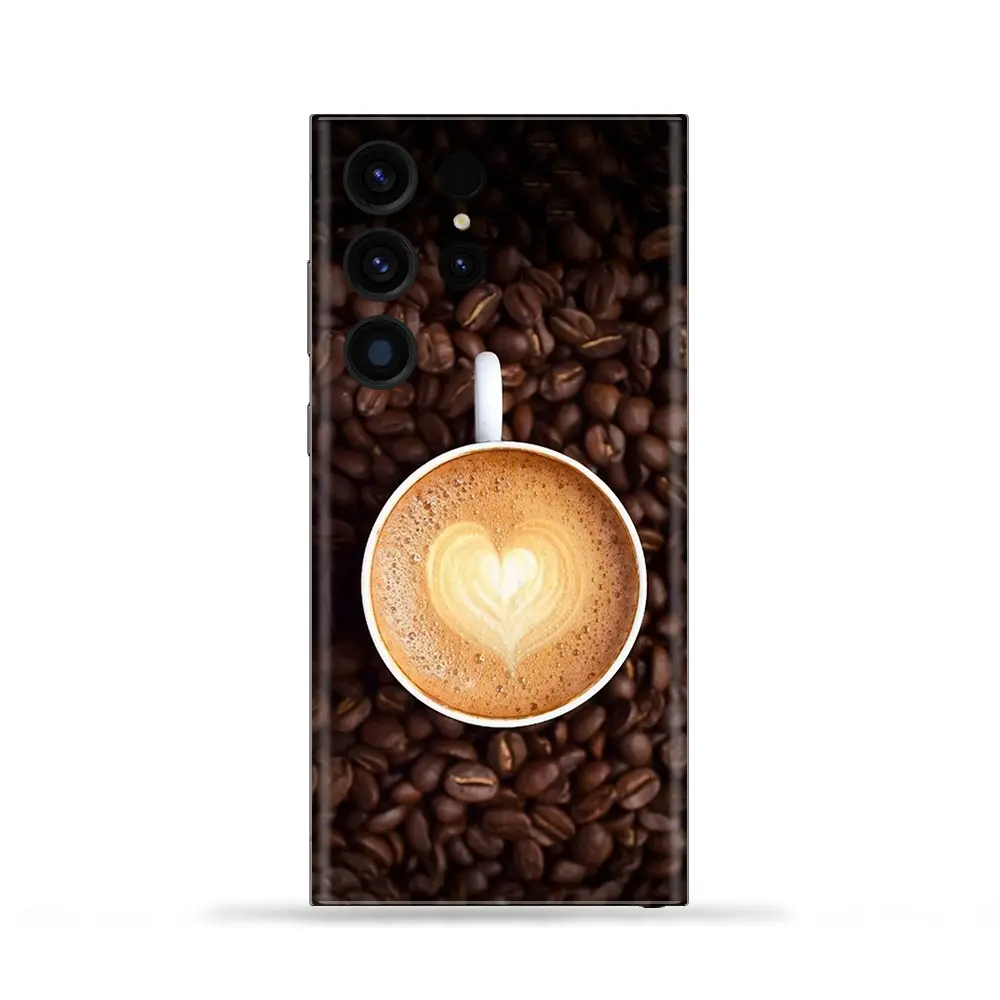 Hot Latte Coffee Mobile Skin
