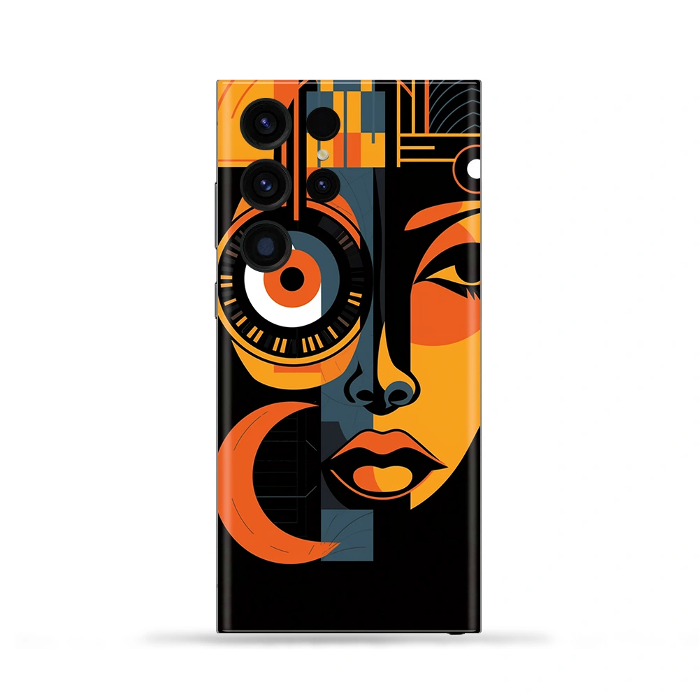 Abstract Portrait Mobile Skin