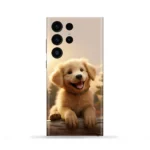 Cute Golden Dog Mobile Skin