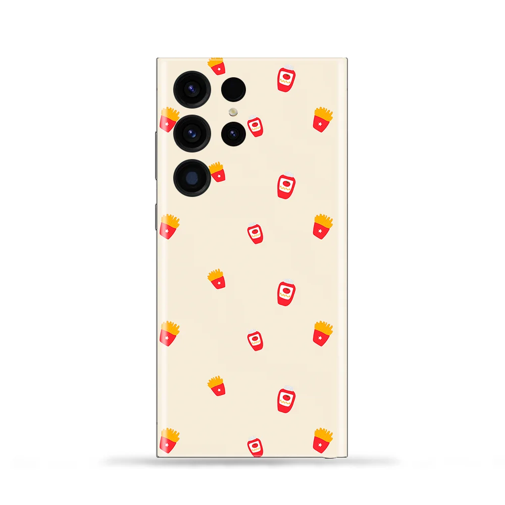 French fries & Ketchup Mobile Skin
