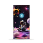Colorful Space Art Mobile Skin