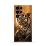 Tiger With Its Cub Mobile Skin