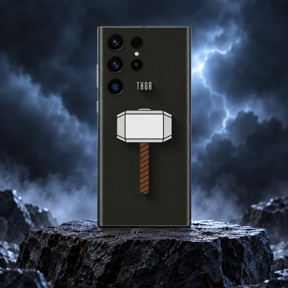 Thor Hammer Mobile Skin, storm studio hero