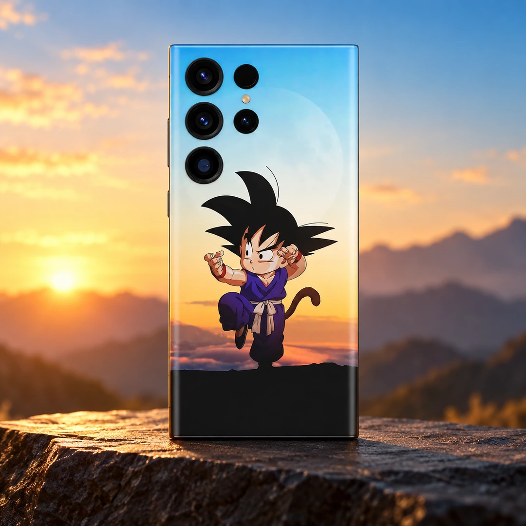 Dragon Ball Kid Goku Sunset Mobile Skin - sunrise stone hero Dragon Ball Kid Goku sunset mobile skin, sunrise stone hero