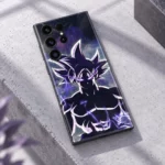 Goku Ultra purple lightning mobile skin shown in daylight detail