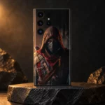 Hooded Assassin Mobile Skin shown in amber slate studio hero