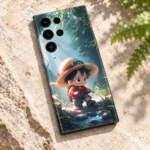 Luffy One Piece forest explorer mobile skin, sandstone beauty view
