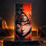 Naruto Fiery Orange Portrait Mobile Skin, amber studio hero