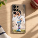 Virat Kohli cricket photo montage mobile skin - cricket flat lay