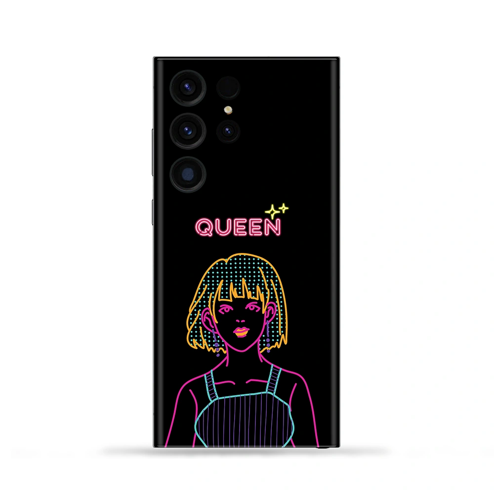 Queen Neon Art Mobile Skin