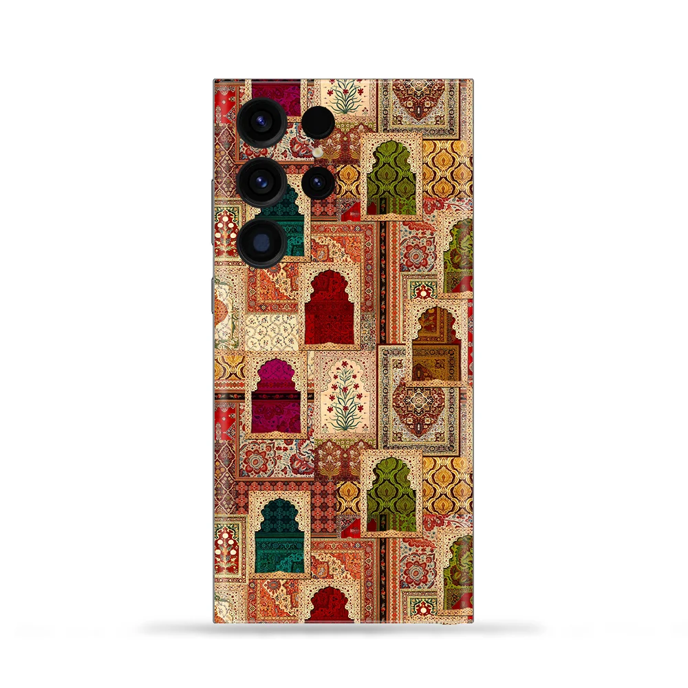 Rajasthan Fabric Pattern Mobile Skin