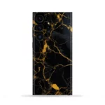 Black and Yellow Marble Mobile Skin