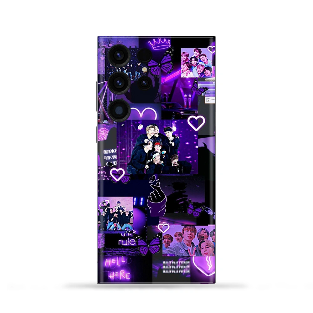 BTS Purple Heart Mobile Skin
