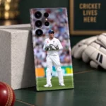 MS Dhoni wicketkeeper photo mobile skin in white Test cricket uniform, sports lounge