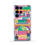 Geometric Illustration Pattern Mobile Skin