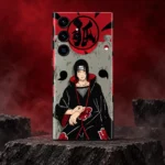 Itachi Uchiha red black and grey mobile skin, crimson stone hero