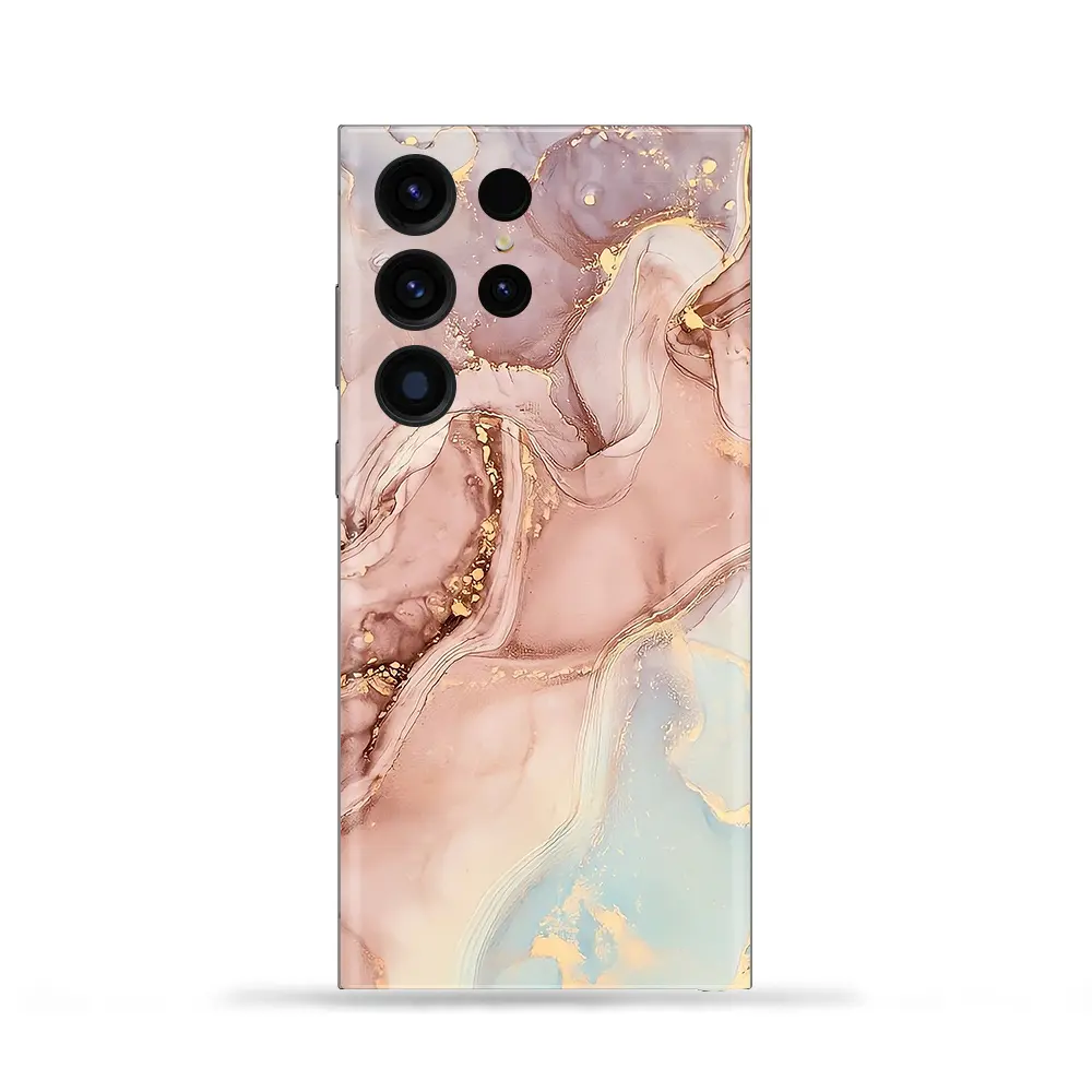 Pink Marble Mobile Skin