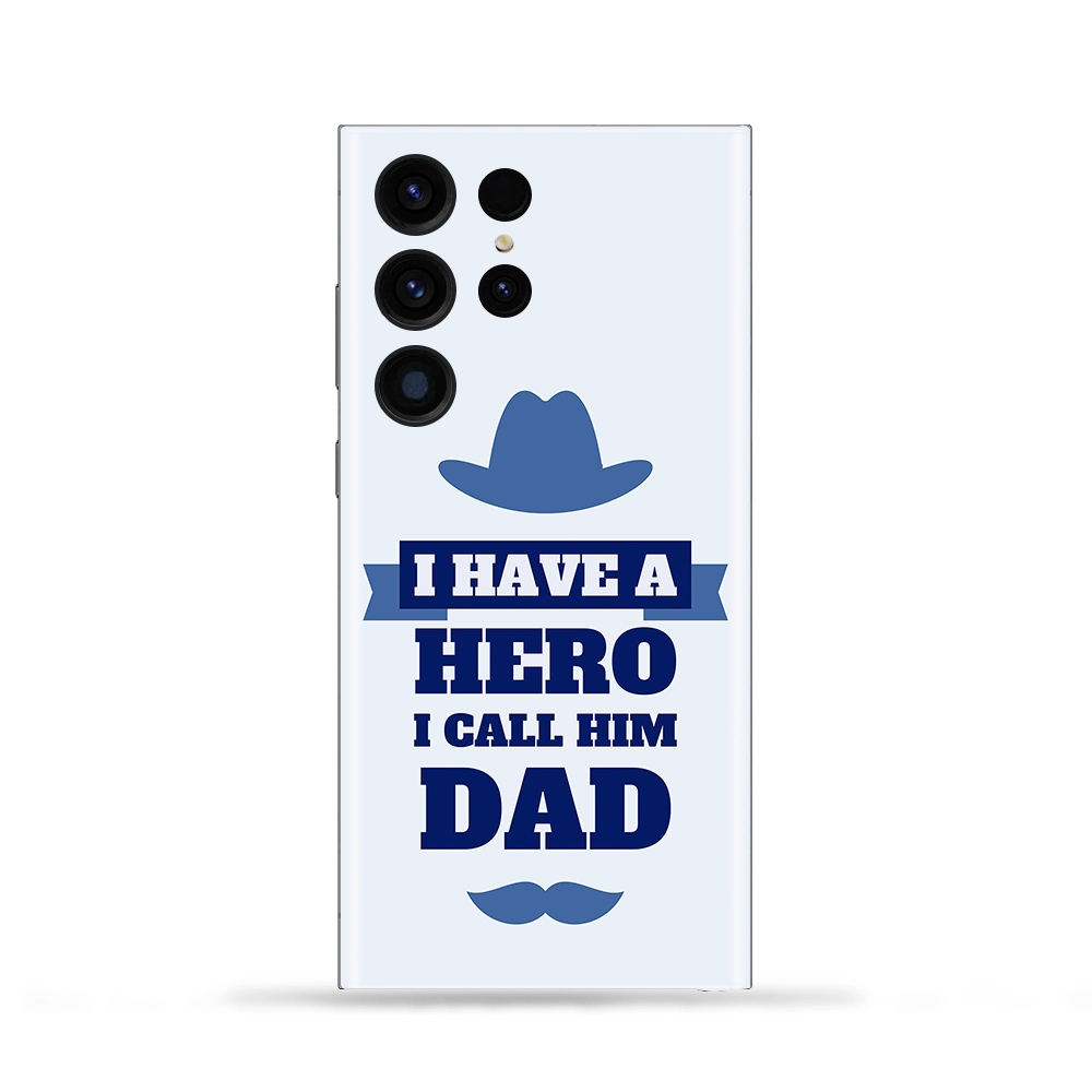 Dad Super Hero Mobile Skin