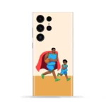 Dad Super Hero Mobile Skin