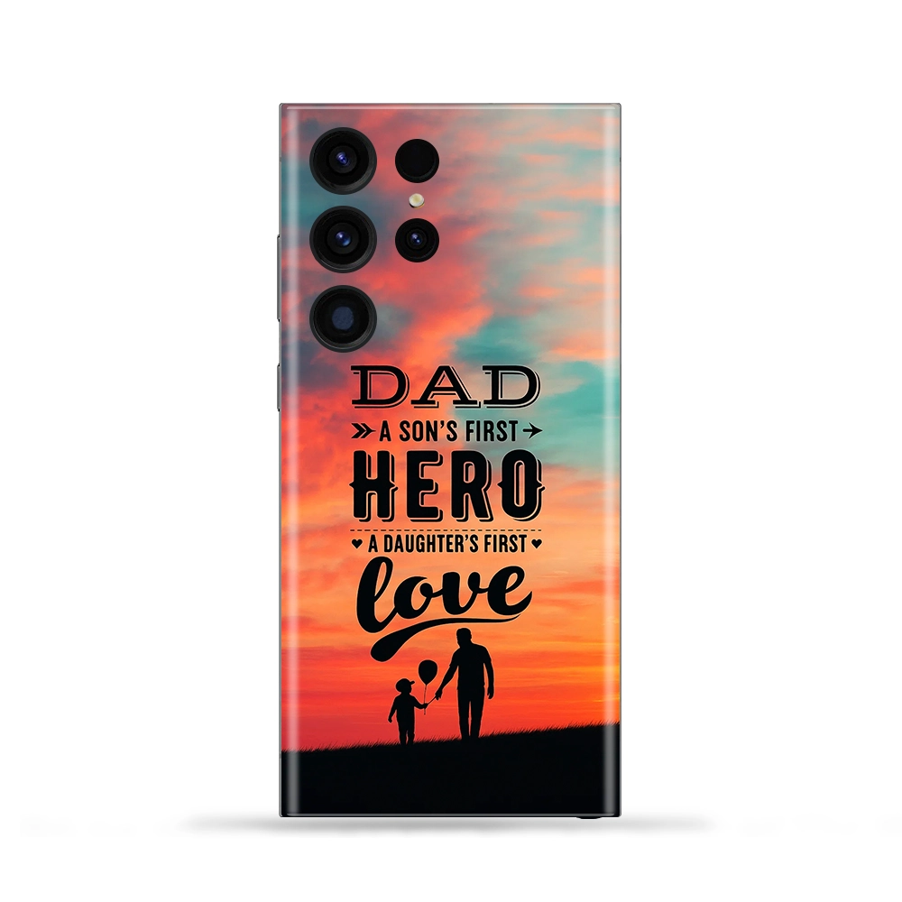 Dad Super Hero Mobile Skin